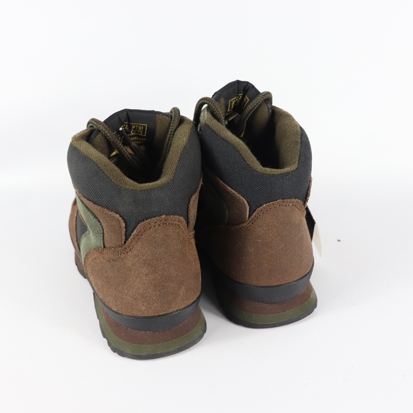 Vtg 90s Wolverine Mens 8 W Steel Toe Boots Brown - Picture 5 of 8